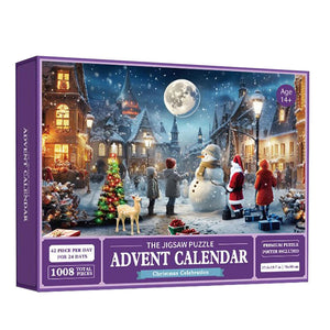 Adventskalender for julepuslespill 2024