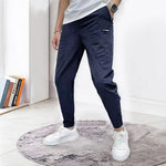 Men's High Stretch Skinny Cargo-bukser med flere lommer