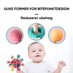 Sensoriske teething leker for babyer