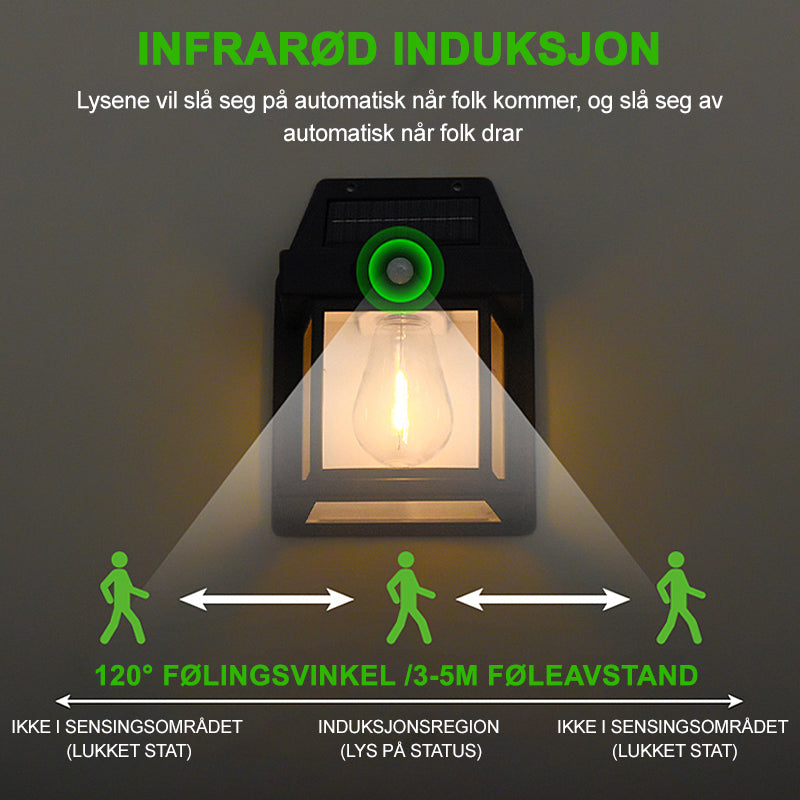 Solar Tungsten Vegglampe