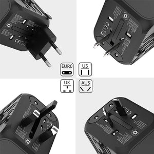 Universal Smart Travel Adapter Spenningsomformer