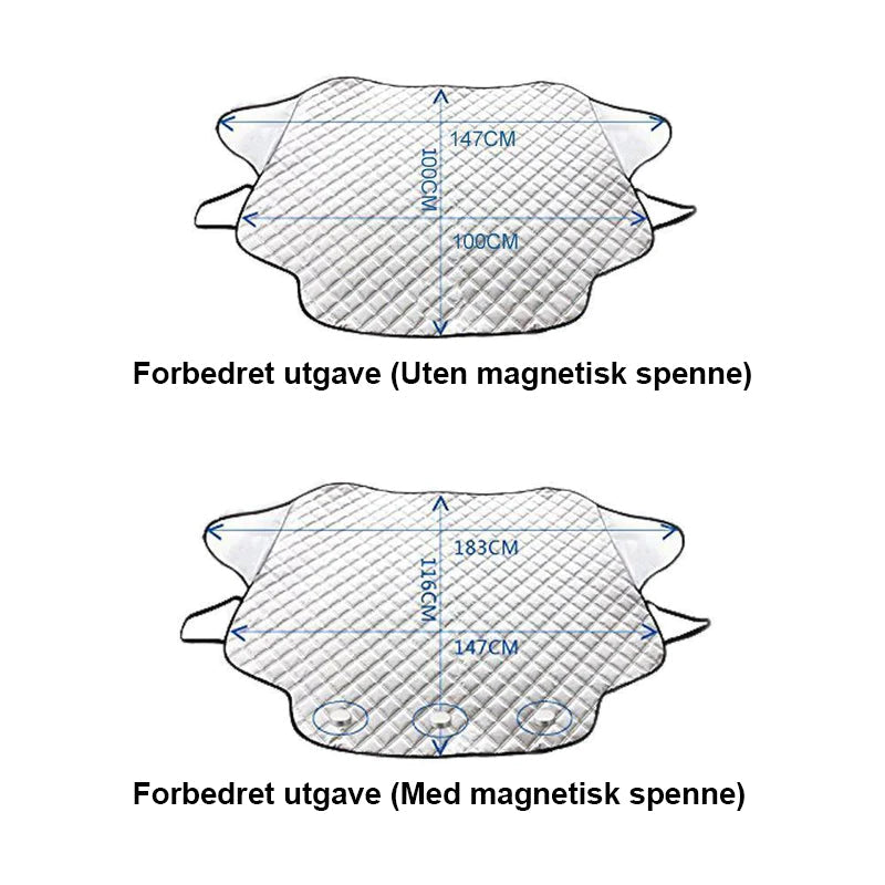 Magnetisk Bil Frontrute Deksel