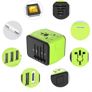 Universal Smart Travel Adapter Spenningsomformer